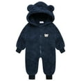 thumbnail image 2 of Gibobby Unisex Baby Onesie, Long Sleeve 100% Cotton Baby Clothes, Baby Footless Jumpsuit(Blue,18-24 Months), 2 of 7
