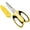 Yellow, variant on Utility  : 8-Inch    Purpose , Serrated  Cut Carpet, Cardboard, Wire, Leather, Fabric,  Shears for Kitchen, Garden, Office, Craft