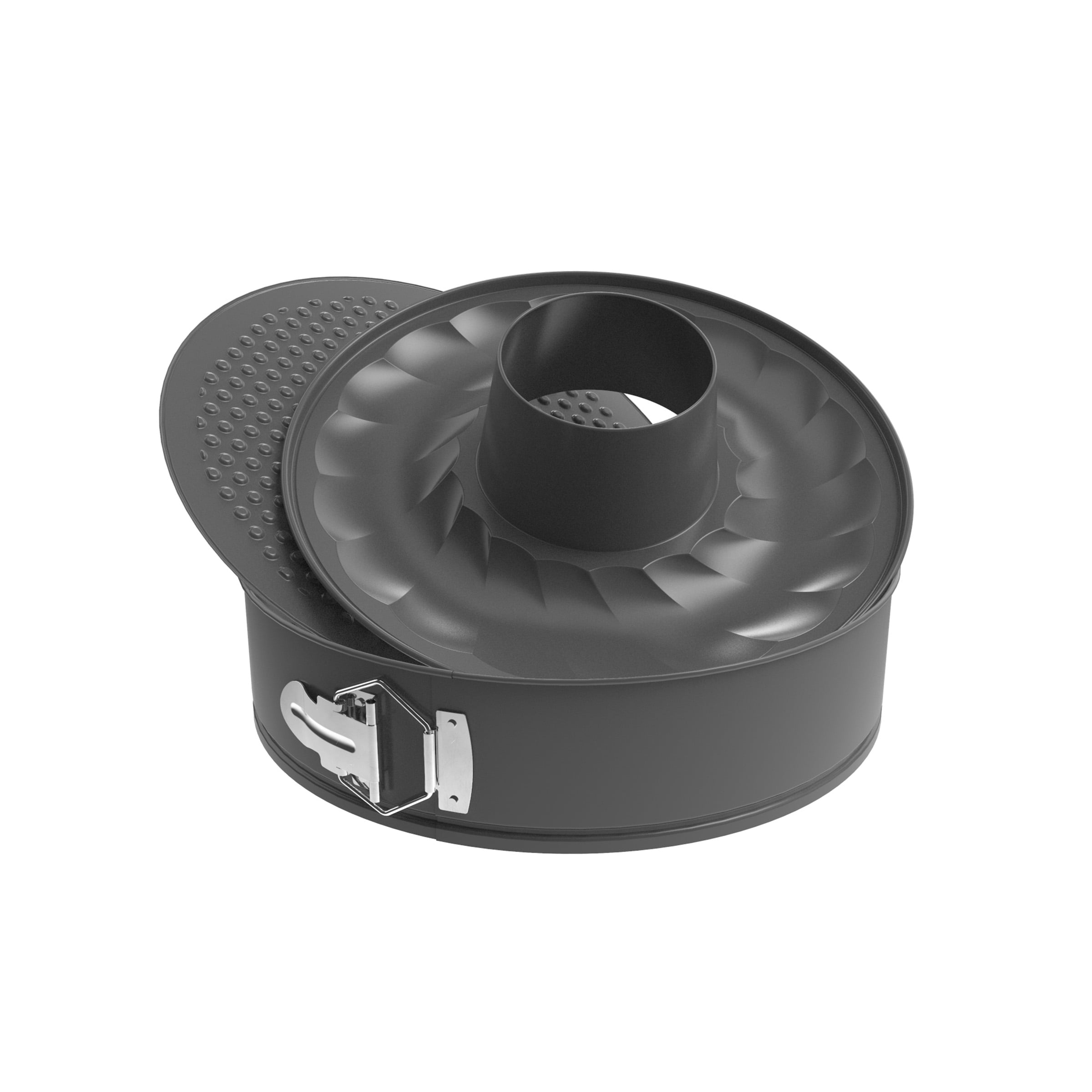 Springform Pan 10” Nonstick Round Baking Pan with 2 Inserts for