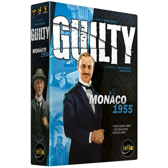 Juego cooperativo de deducción IELLO Guilty: Monaco 1955