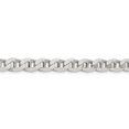 thumbnail image 2 of 925 Sterling Silver 7.4mm Cuban Anchor Chain Bracelet Flat, 2 of 8