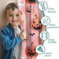 thumbnail image 3 of Blackout Kids Curtains,Cute Ghost Pumpkin Halloween Pattern Childrens Insulated Curtains Set Of 2,Bedroom Essentials,Toddler Room Decor 52"x84", 3 of 5