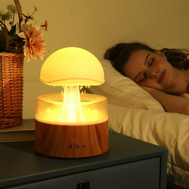 Lutabuo Mushroom Aromatherapy Diffuser Spread Sleeping Relaxing Cloud  Diffuser USB Port 