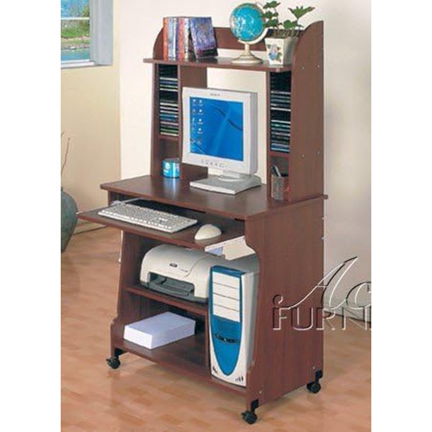 Wonder Comfort Revelation Computer Desk, Cherry Finish
