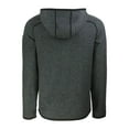 thumbnail image 3 of Men's Cutter & Buck Heather Charcoal Chicago Cubs Mainsail Full-Zip Hooded Jacket, 3 of 3