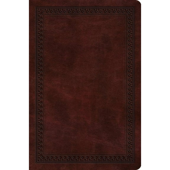 ESV Value Compact Bible (Trutone, Mahogany, Border Design), (Hardcover)