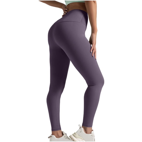 High Waisted Yoga Pants Women Stretchy Straight Leg Butt Lifting Yoga Tights Tummy Control Comfy Soft Workout Slacks