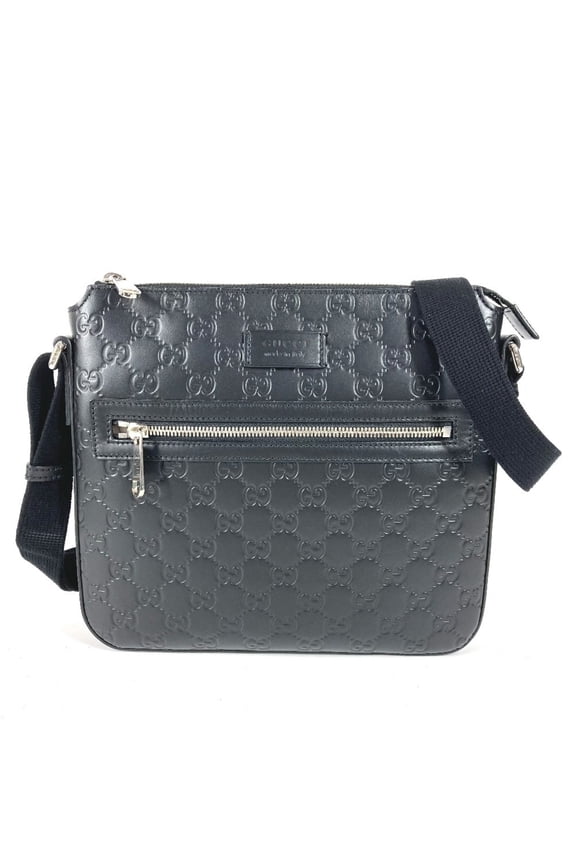 Pre-Owned GUCCI 406410 GG Embossed Guccissima Logo Bag, Crossbody Pouch, Shoulder Leather,...