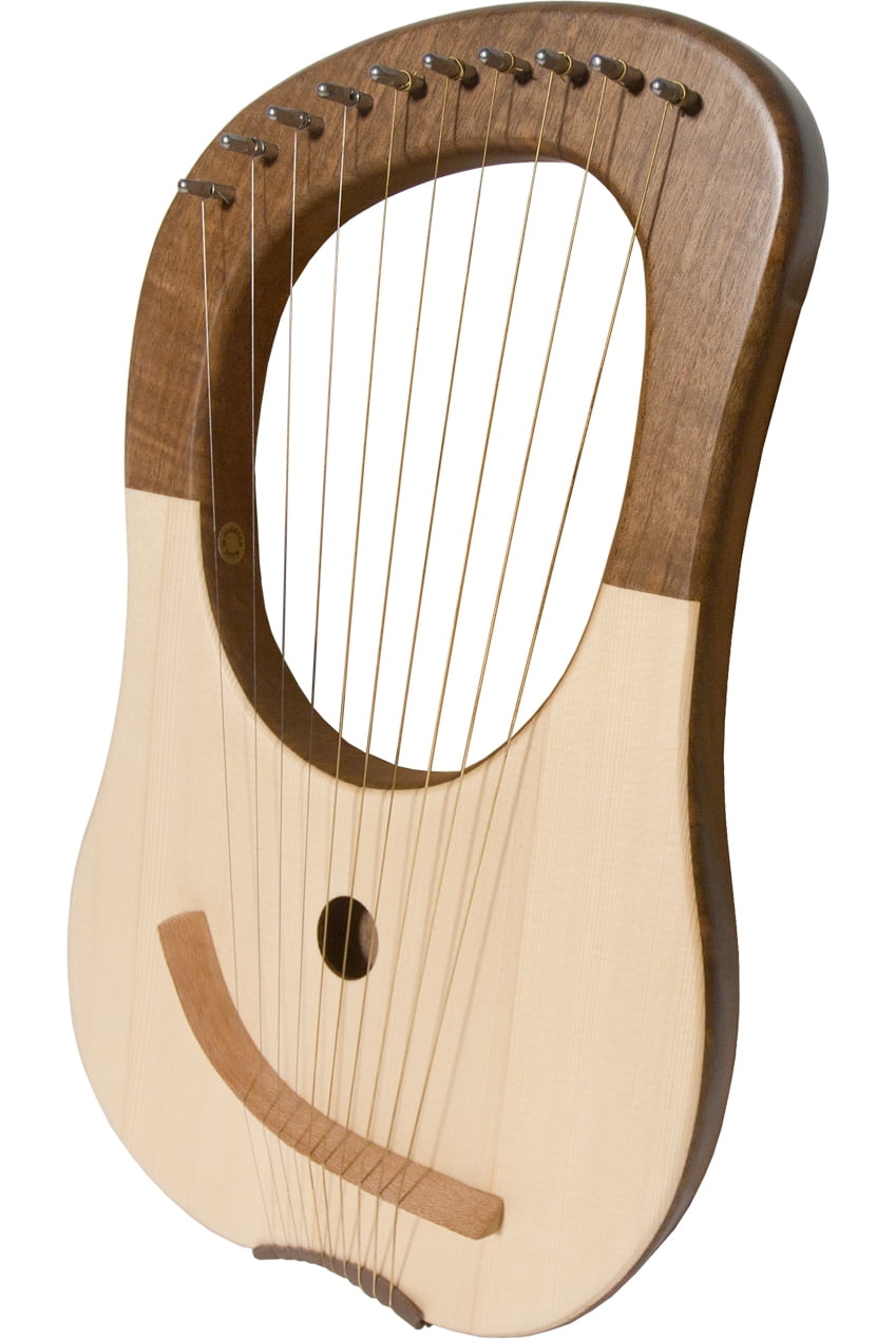 MidEast 10String Lyre Harp Walnut
