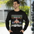 thumbnail image 3 of Christmas Sweatshirt, Welcome to The North Swole Christmas Sweatshirt, Muscular Santa Ugly Holiday Jumper, Funny Gym Lover Gift for Weightlifters & Fitness Fans, 3 of 5