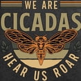 thumbnail image 3 of CafePress - Cicadas We Are Cicadas Hear Us Roar Flying Insects - Women's Long Sleeve Charcoal Gray Pajamas, 3 of 7