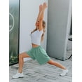 thumbnail image 3 of Bermudas Quenteen Loose Green para mujer, talla grande, 3 of 6