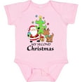 thumbnail image 3 of Inktastic My 2nd Christmas with Santa Reindeer and Tree Boys or Girls Baby Bodysuit, 3 of 5