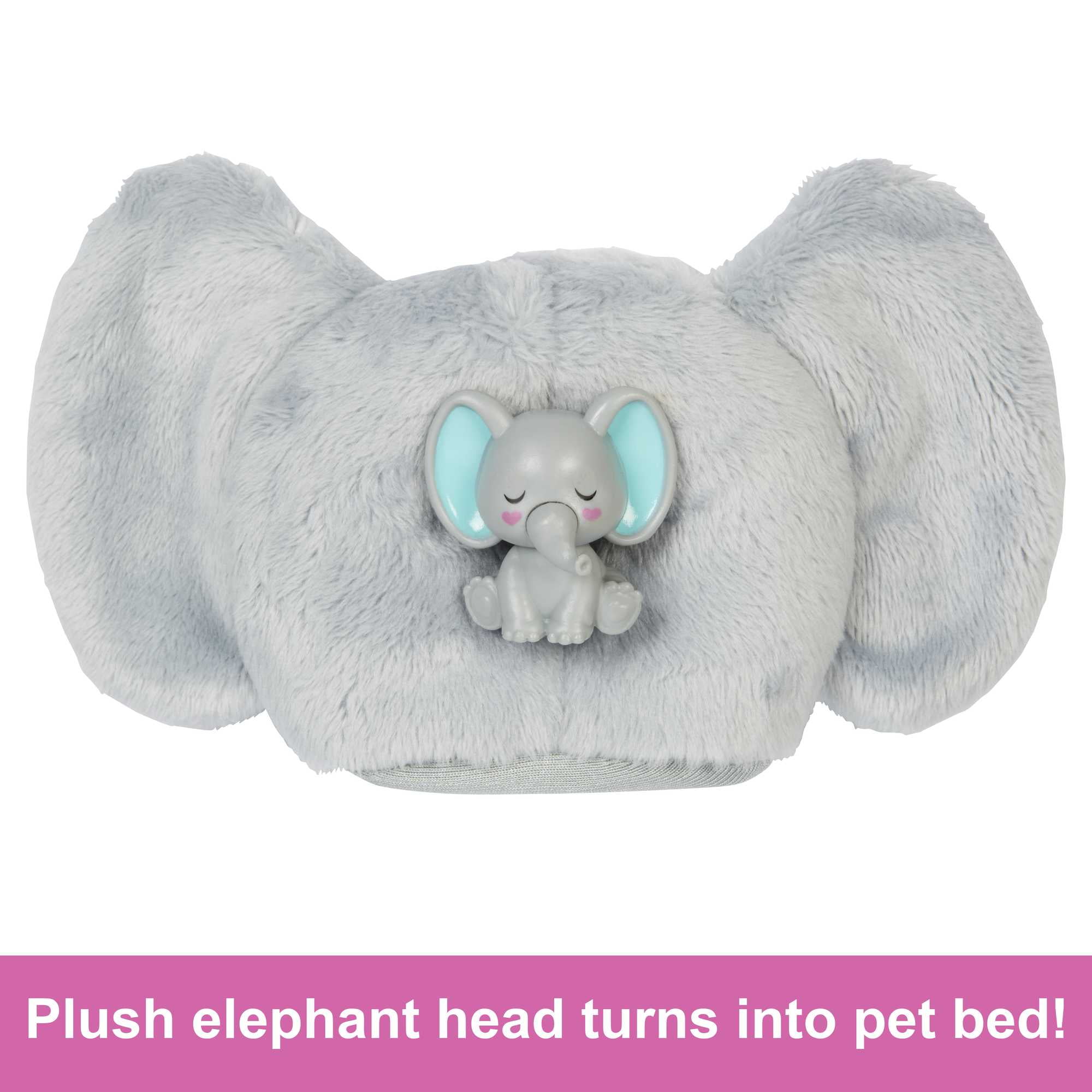 Barbie Cutie Reveal Jungle Series Fashion Doll with Elephant Plush Costume, Mini Pet & Accessories