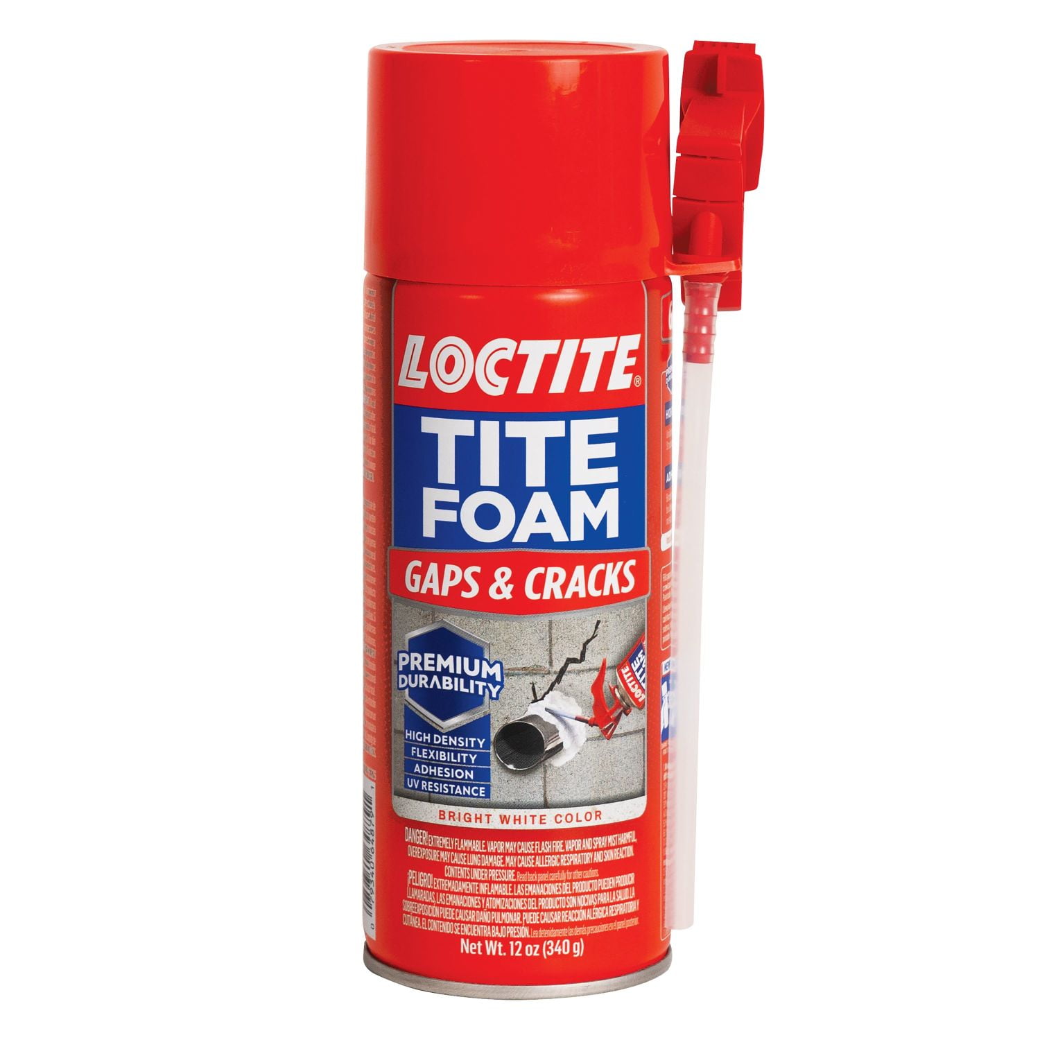 Loctite Tite Foam Insulating Foam Sealant Gaps & Cracks, 1, White 12 fl oz Can