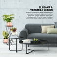 thumbnail image 5 of Cocoyard 3-Tier Collapsible Black Metal Plant Stand. No Assembly Tools Required, Large, 5 of 8
