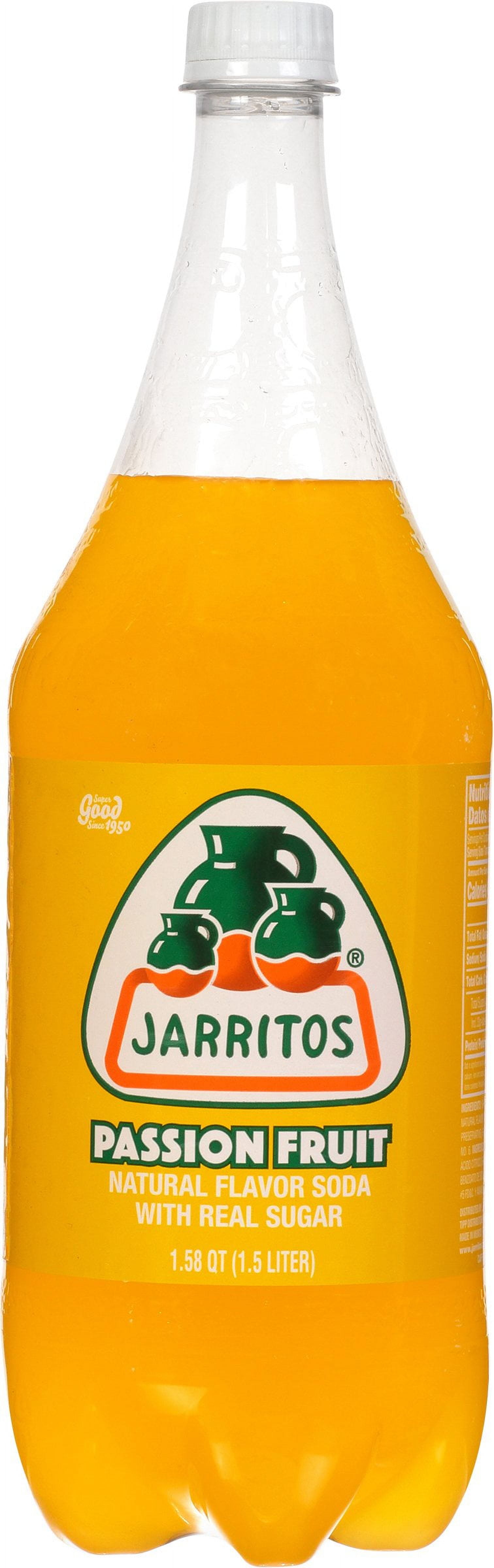 Jarritos Passion Fruit Soda, 1.58 QT (1.5 Liter), 1 count