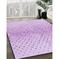 thumbnail image 2 of Ahgly Company Indoor Rectangle Patterned Heliotrope Purple Area Rugs, 6' x 9', 2 of 6