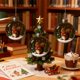 thumbnail image 5 of Adornos navideños, adornos navideños, regalos navideños, decoración navideña, bola navideña, colgante para árbol de Navidad, bola de cristal transparente, regalo de joyería, decoración esférica estere, 5 of 5