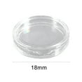 thumbnail image 3 of Soumake 10Pcs Clear Transparent Plastic Round Coin Capsule Collecting Storage Box Case Holder Fashion, 3 of 7