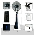 thumbnail image 6 of XBrand 47.25 in H Black/White Oscillating Mist Fan Humidifier w/ Remote, Timer & 3 Modes for Indoor Outdoor Patio Cooling, 6 of 12