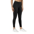 thumbnail image 2 of OSOLU Women's Casual Running Tights Solid Color Push Up Slim-fitting Pocket High-waist Stretch Fitness Pants Yoga Leggings Workout Stretchy Running Tummy Control Joggers Bottoms Black S, 2 of 6