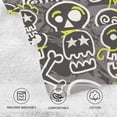 thumbnail image 3 of Coolnut Hand Towels Cute Skulls Patterned 2 PCS, Cotton Bath Towel for Drying Face Hands Body Decorative Water Absorbent Lightweight Towels for Bathroom Ktichen Travel Gym, 16"x28", 3 of 6