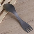 thumbnail image 6 of Yucurem 2 in 1 Spork Integrated Spork Spoon Fork Combo for Climbing Backpacking Essential for Adventure (Silver), 6 of 7