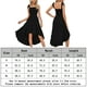 thumbnail image 2 of Robe À Enfiler Vestido de mujer A-Line Vestido sin mangas con cuello cuadrado Maxi para cóctel (Negro M) Ygjytge para Mujer Negro T S, 2 of 7
