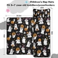 thumbnail image 5 of Black Halloween Ghosts and Pumpkins Toddler Nap Mats for Kids Preschool,59"x22" Sleeping Mat Bag or Kids,Toddler Sleeping Bag,Toddler Nap Mat or Daycare, 5 of 6