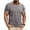 Gray, variant on Men's Contrast Stitch Crew Neck Short Sleeve T-Shirt Cotton Casual Tee Stylish Daily Wear Top for Men Navy M