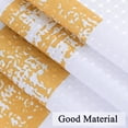 thumbnail image 4 of Modern Geometric Shower Curtain Blue, Waterproof Shower Curtains and Polyester Bath Curtain for Bathroom, Textured Fabric Shower Curtain Set with 12 Hooks, Machine Washable, 72 x 72 inch, 4 of 6