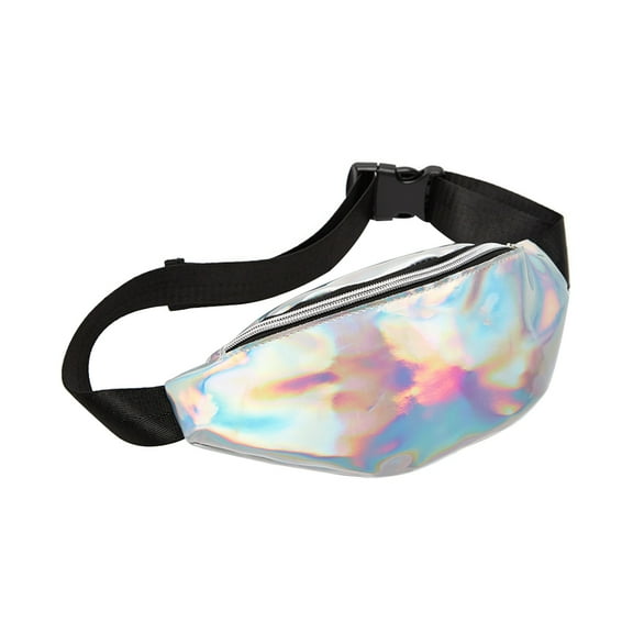 KALLORY Waist Bag PVC Fashionable 1Pcs 11.8X5.1X3.1in