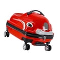 thumbnail image 2 of Bunblic Valise de Voyage pour Enfants 20 Pouces à Chevaucher, Bagage Cabine Portable, Valise Rigide à Roulettes pour Garçons Filles Enfants Rouge, 2 of 8