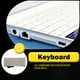 thumbnail image 5 of Methold Teclado portátil para el hogar, profesional, exquisito, Simple, fiable, sin marco, reemplazo de teclados para N210 Cuadernos de escritura y cuadernos de bocetos, 5 of 5