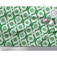thumbnail image 3 of Soimoi Green polyester Crepe Fabric Floral Damask Printed Fabric 1 Yard 52 Inch Wide, 3 of 3