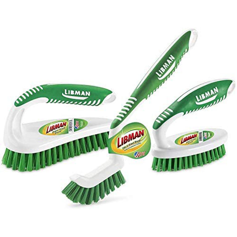 Libman Dish Brush, 11, Green, Cleaning Brushes