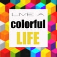 thumbnail image 3 of Greene, Taylor 12x12 Black Modern Framed Museum Art Print Titled - Live A Colorful Life, 3 of 5