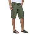 thumbnail image 4 of X RAY JEANS Men's Belted 12.5" Inseam Knee Length Cargo Shorts, Sage, 32, 4 of 8