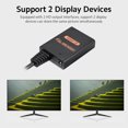thumbnail image 4 of Divisor HD 1 en 2 salidas 1080P de imagen Efecto 3D Compatible con PC / Laptop Eccomum Divisor de HD, 4 of 5