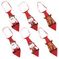 thumbnail image 3 of 6 corbatas de hombre para fiestas navideñas, corbatas de tela, corbatas originales, decoraciones navideñas, 3 of 7