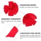 thumbnail image 4 of ColoMX 6pcs Navidad Bowknot Decoración del árbol de Navidad Hermoso adorno de franela Bowknot, 4 of 8