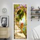 thumbnail image 3 of Gwong Decoración hogareña Etiqueta engomada de la puerta del callejón del paisaje 3D extraíble decoración de la decoración de la pared de la pared Gwong 21042574, 3 of 7