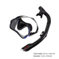 thumbnail image 2 of KAKOWELY 1Set Adult Snorkeling Gear Set Blue Comfortable Watertight Mask with Snorkel for Ocean Viewing, 2 of 8