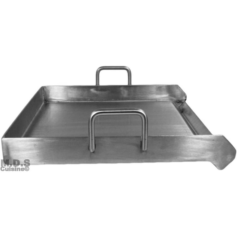 Stainless Steel Flat Top Comal Plancha 18x16 inch BBQ Griddle Outdoo –  Kitchen & Restaurant Supplies