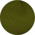 thumbnail image 1 of Ahgly Company Indoor Round Patterned Olive Green Area Rugs, 8' Round, 1 of 6