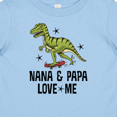 thumbnail image 4 of Inktastic Nana and Papa Love Me Dinosaur Grandson Boys Baby T-Shirt, 4 of 5
