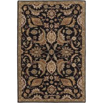 Art of Knot Middleton Amelia Black 7'6" x 9'6" Traditional Oriental Area Rug