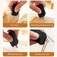 thumbnail image 4 of NWOKYZGH 1Pc Mini Cutter, Plastic Safety Blade, Pocket Sized, Auto-Retractable, Stays Sharp, 4 of 6