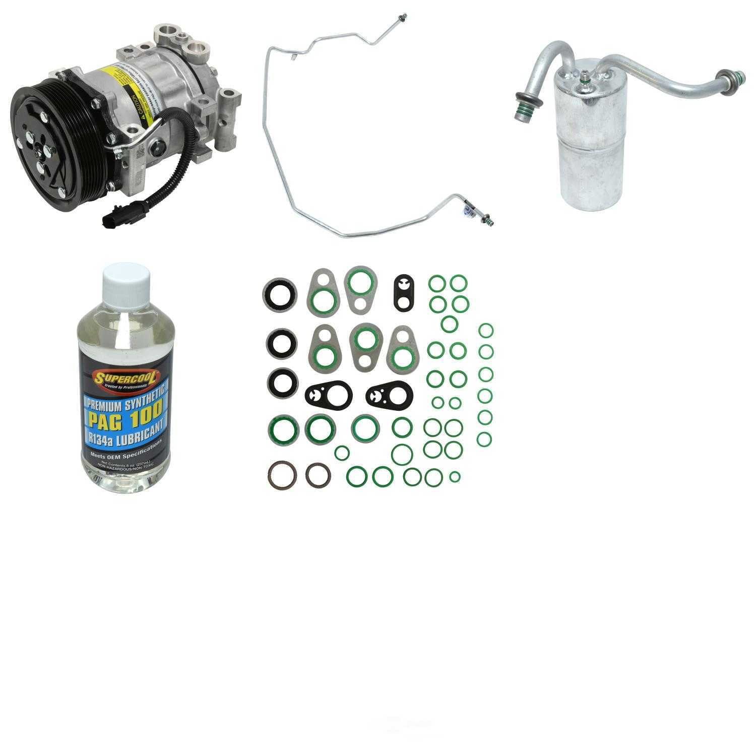 A/C Compressor and Component Kit -- Compressor Replacement Kit Fits select: 2002 DODGE RAM 2500, 2002 DODGE RAM 3500